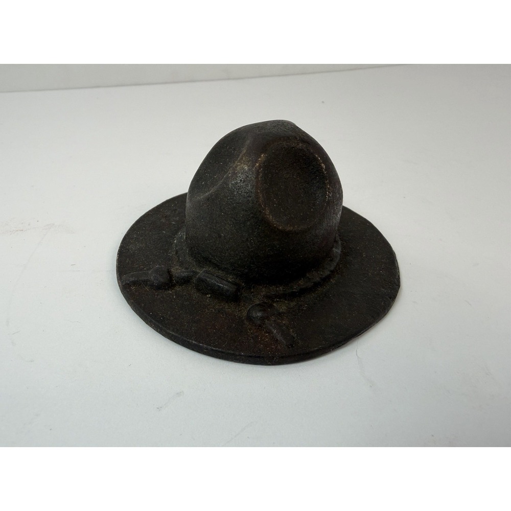 Cast Iron WWI US Army Doughboy 3" Hat Helmet Paperweight